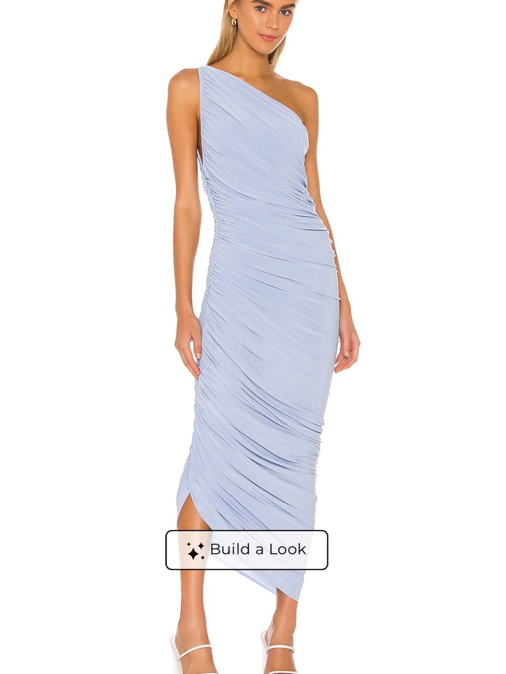 X REVOLVE Diana Gown in Celestial Blue by Norma Kamali